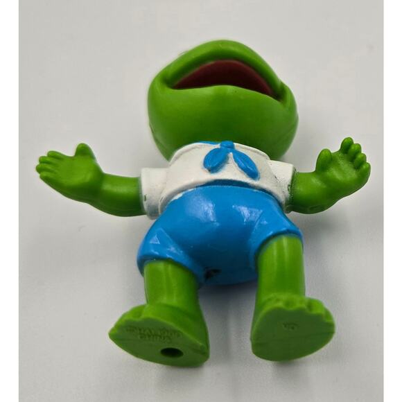 1986 Vintage Muppet Babies Fozzie the Bear and Kermit the Frog McDonalds Toys - Picture 9 of 10